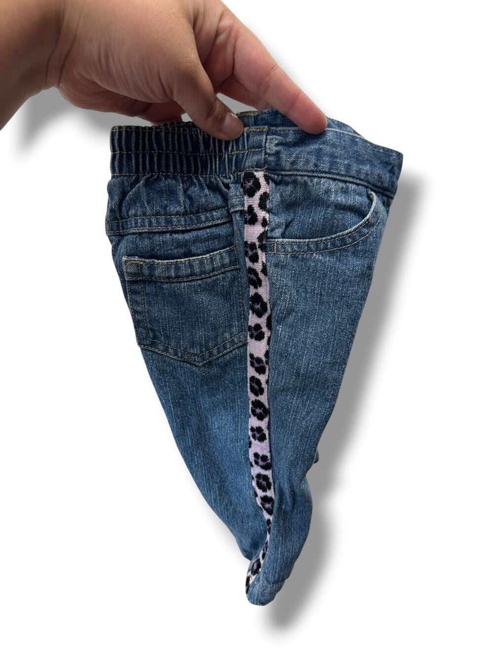 y2K Baby Purple Leopard Accent Pant 6-9M